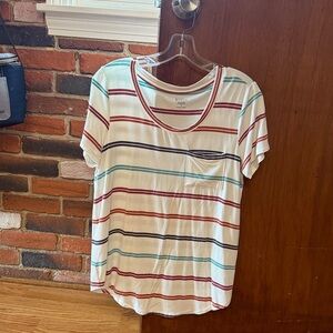 Universal Thread Multicolor Striped Tee
